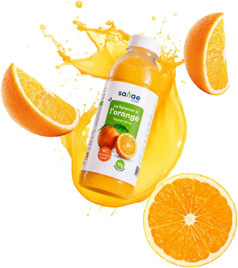La boisson à l’orange Sanae